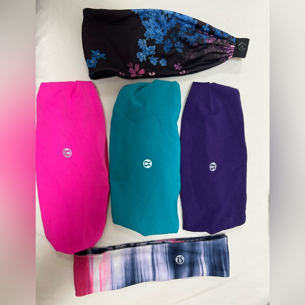 Lululemon headbands. Lot of 5. Gently used.